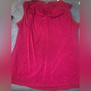 Hot Pink sparkly blouse